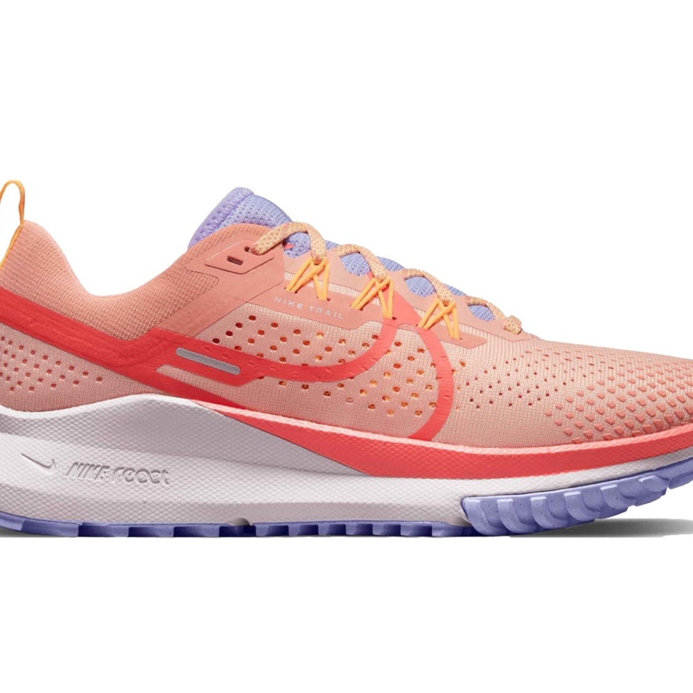 Nike Women's Athletic Shoes - Coral and Lavender